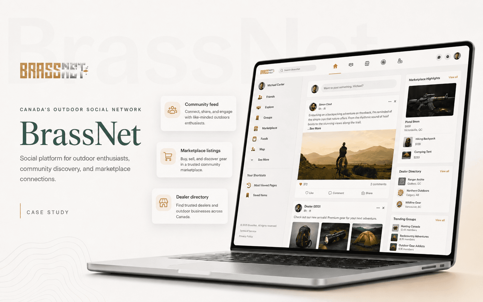 Canada's Social Network for Outdoor Enthusiasts, case study cover
